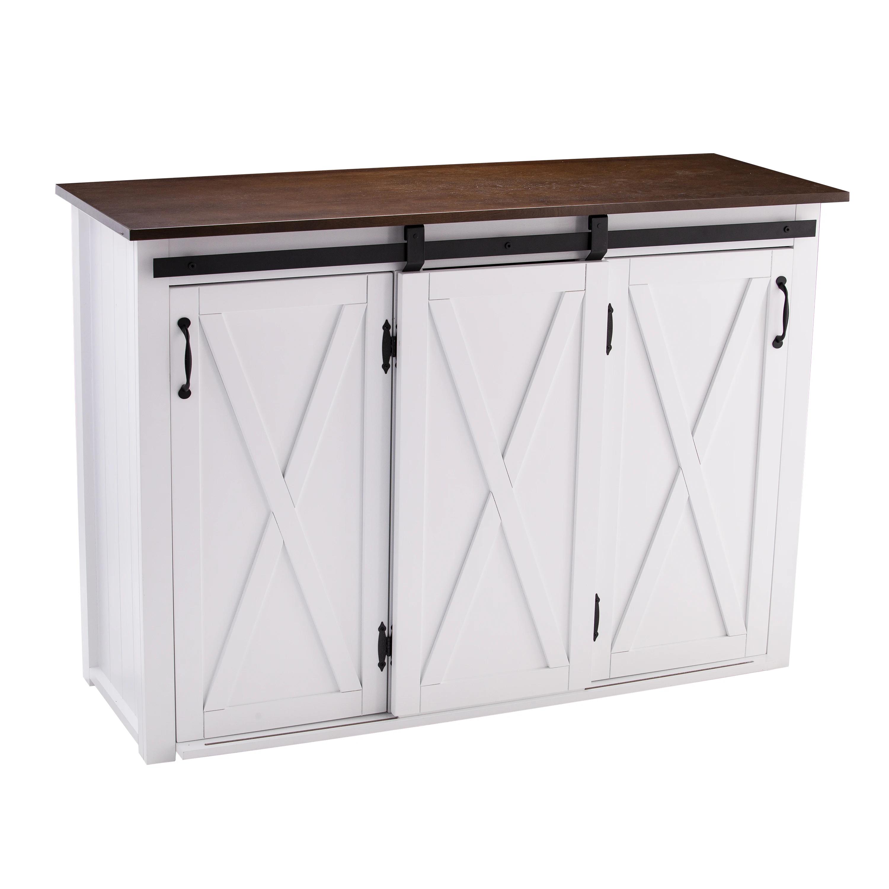 
High Quality Modern Stationary Small Kitchen Island With Adjustable Shelves 