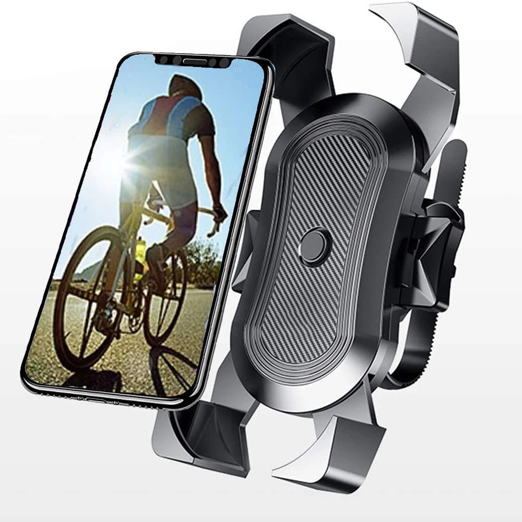 

Wholesale Motorcycle Bike Bicycle 360 Adjustable Mobile Phone Holder for Porta Celulares Para Moto