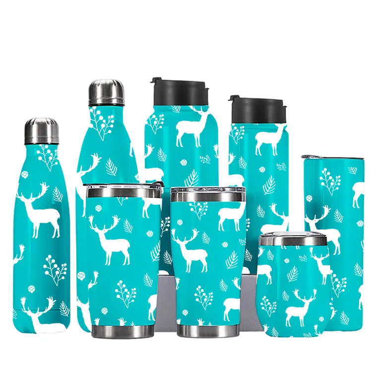 

insulated 18oz 32oz 48oz 64oz everich double wall vacuum flask insulated stainless steel water bottle with customer logo, Customized color