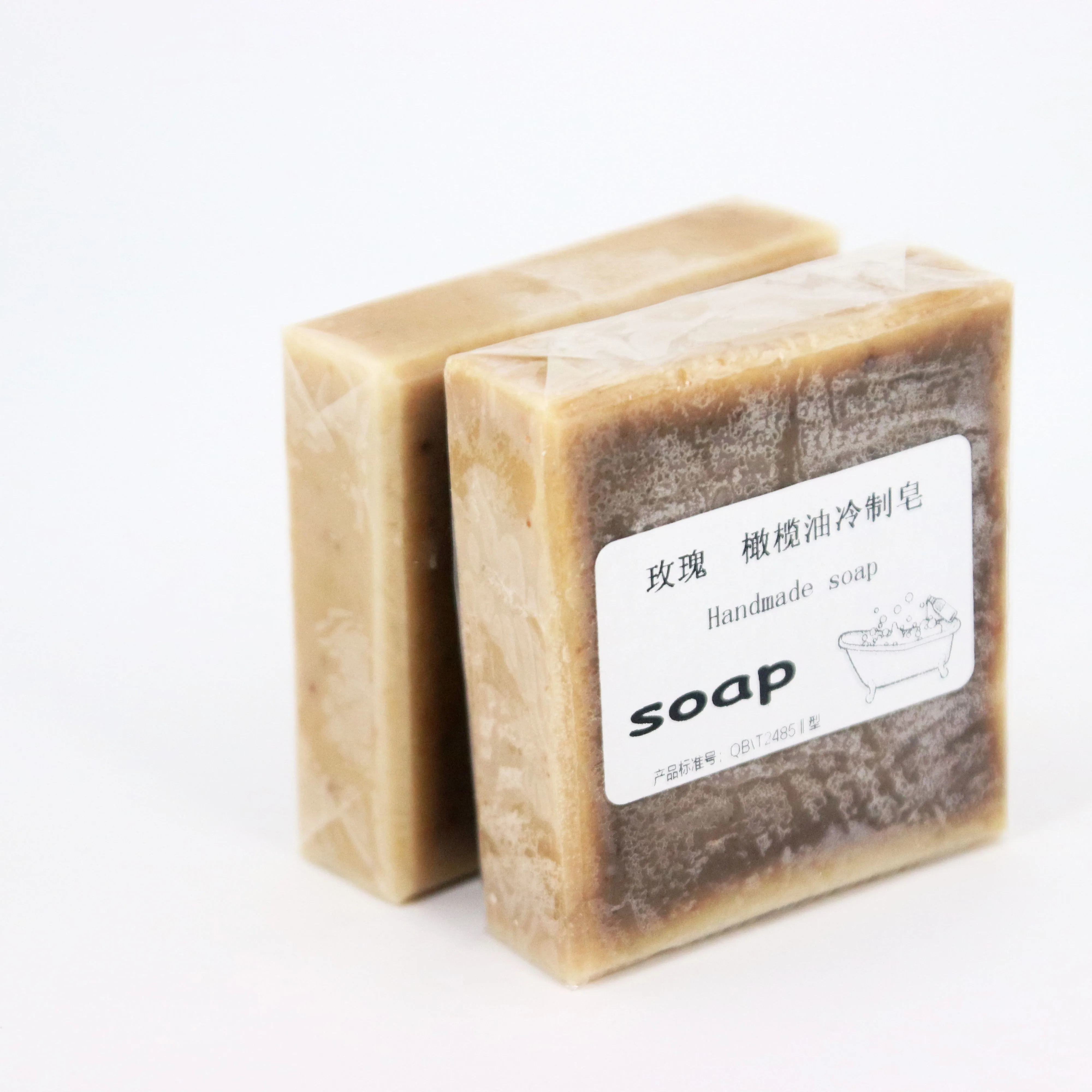 

Natural Rose olive oil whitening handmade natural soap, Multicolor