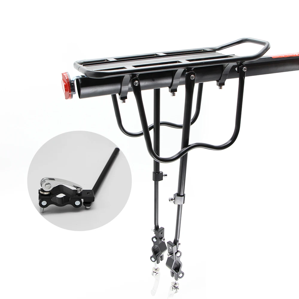 

50KG Bicycle Luggage Carrier Aluminum Alloy MTB Install Tools Bicycle Parking Rack