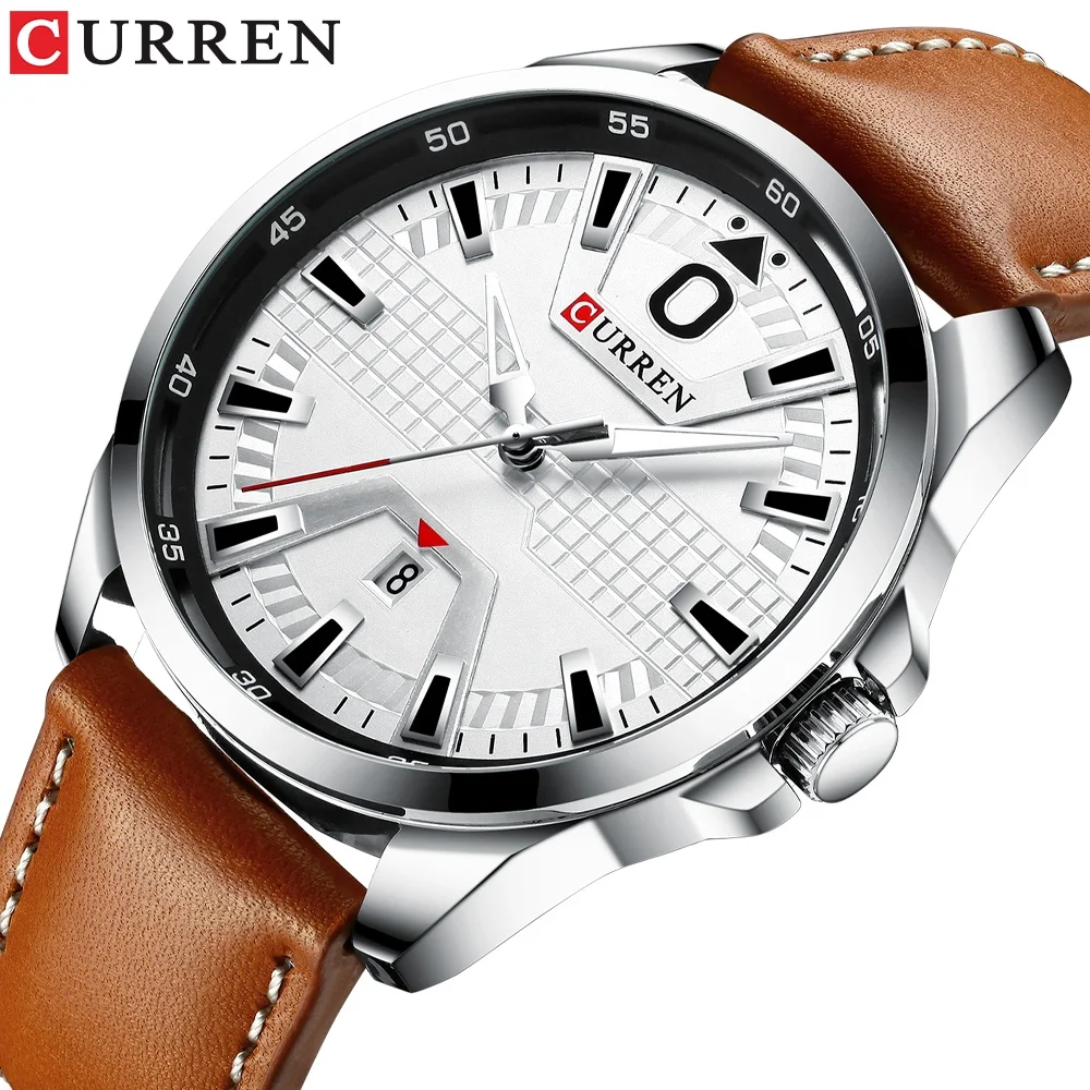 

Curren 8379 Reloj Man Quartz Watch Dial Analog Water Resistant Fashion Leather Watches Men Wrist
