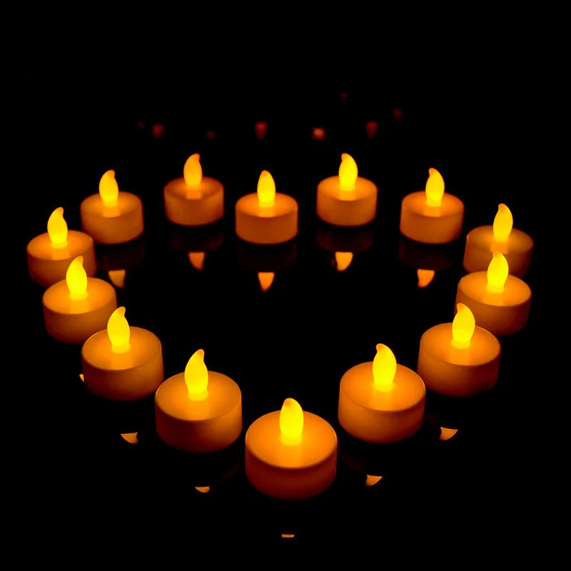 

Creative Solid Flickering Decorative Tealight LED Flameless Candle Flameless & Led Candles For Birthday Party