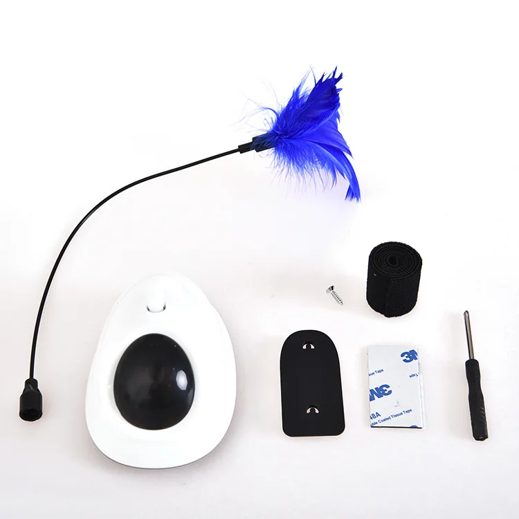 

Wholesale Cat Laser Toy Automatic Rotating Electric Cat Toys with Feather
