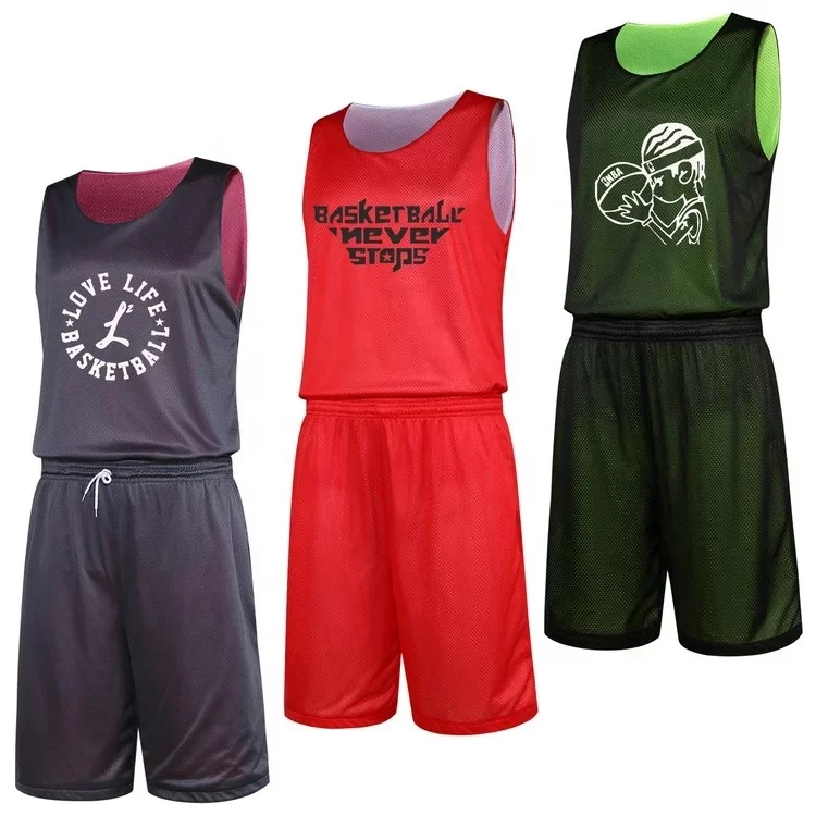 OEM reversable Basketball suit, basketball training suit, basketball uniform