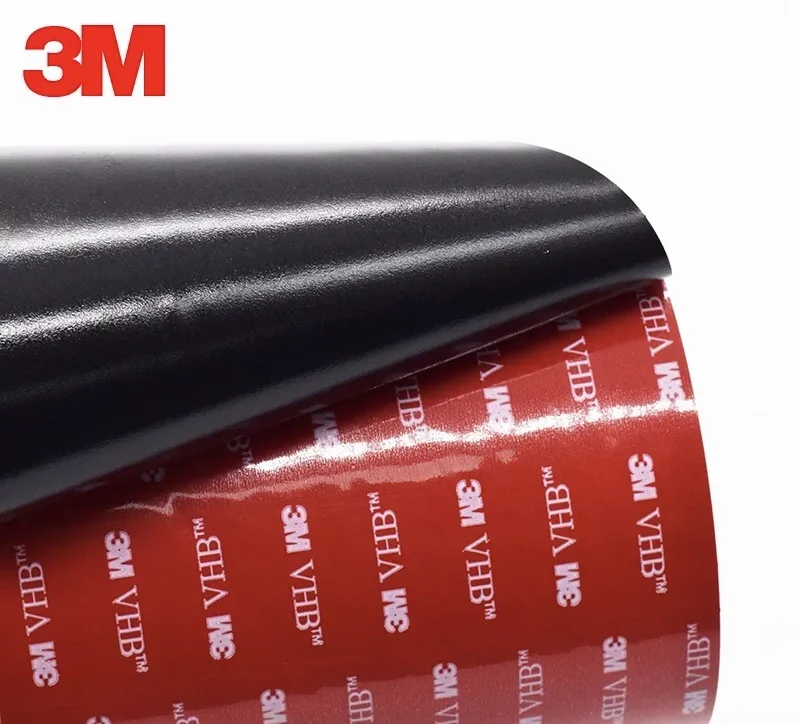 3M 5952 double sided VHB tape, Black, 45mil, for painted metal and plastics, View 3M 5952 double