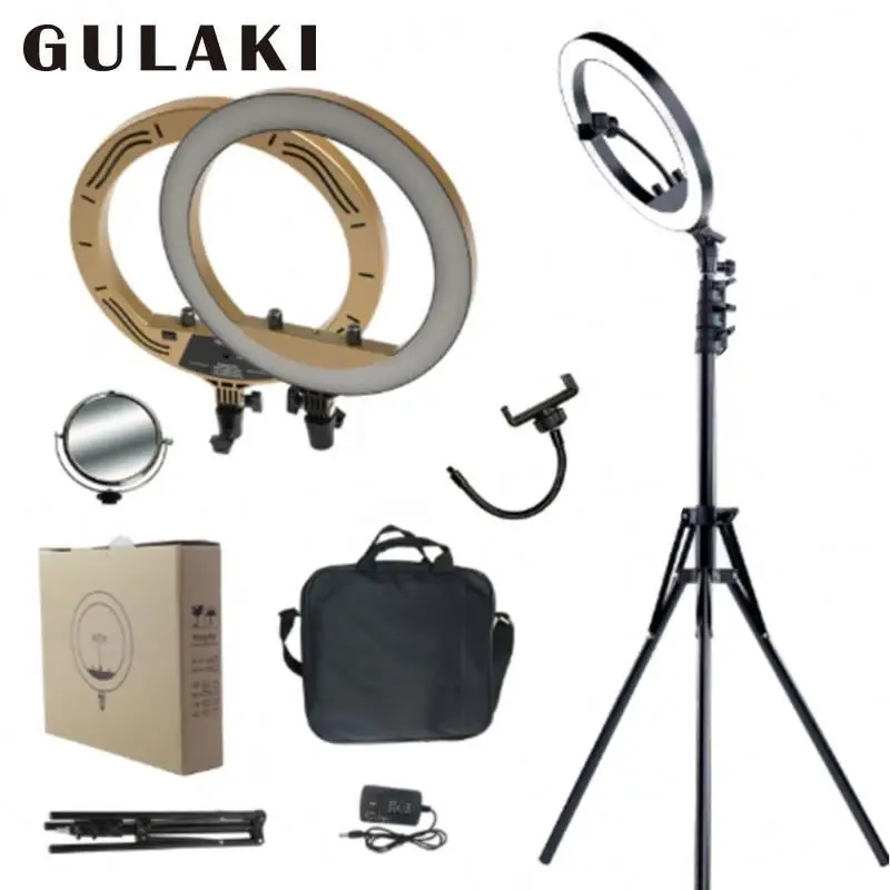 

ring light 18 inch H0Qax selfie led ring light with tripod stand