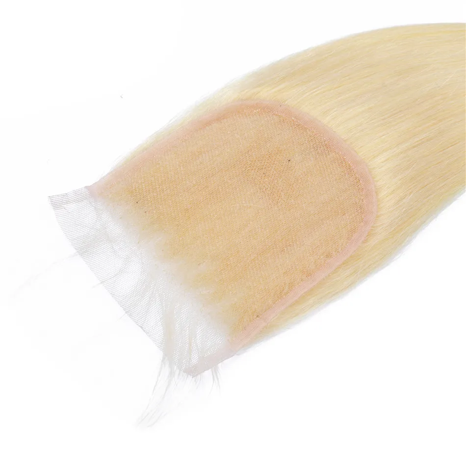 

Aosun Factory Wholesale Undetectable Transparent 613 Lace Closure, #613 blonde color, can be dyed