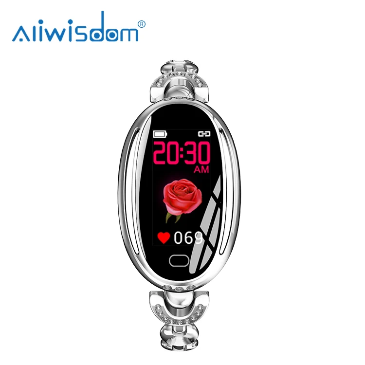 
Dropshipping fashion women E68 wrist watch band heart rate sleep monitor smartwatch women fitness programmable wristwatch 