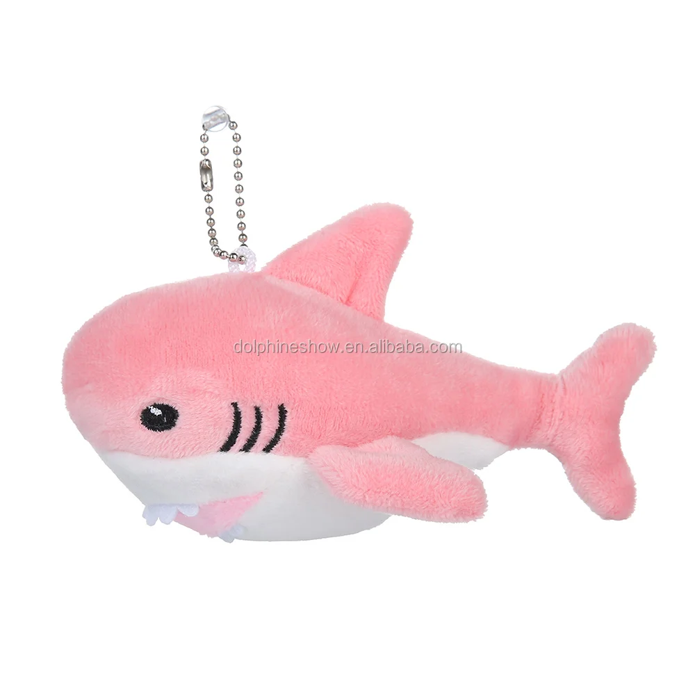 shark plush keychain