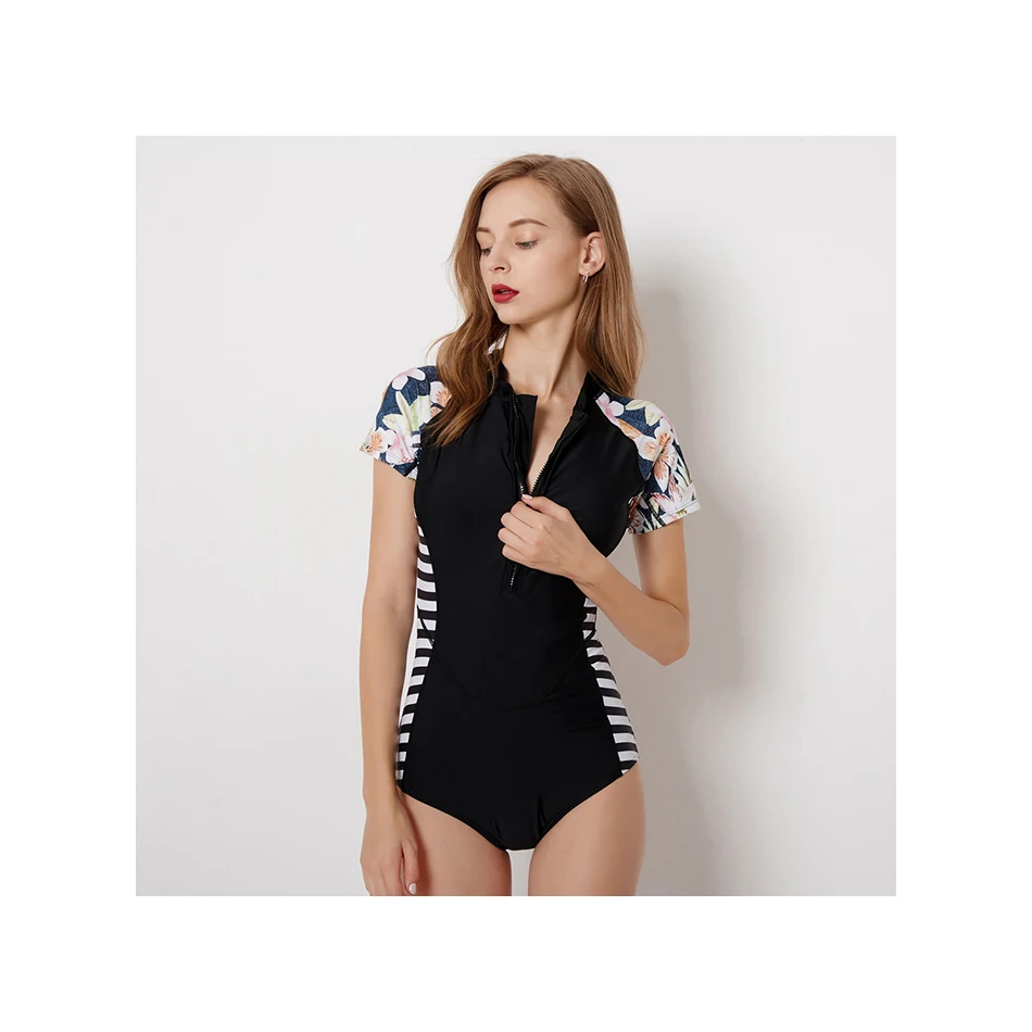 

C2 One piece bathing costume Surfing Diving Swimsuit brazilian bikini swimwear trajes de ba o para mujeres, Black