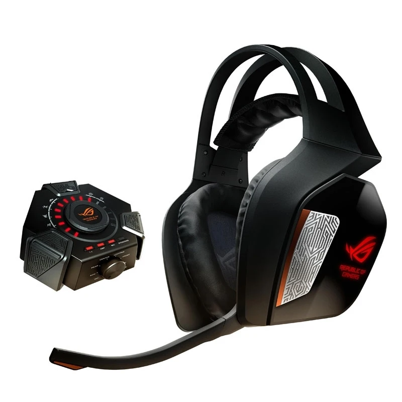 

ASUS ROG Centurion Wired Gaming Headset 7.1 Channel Single Point Mobile Phone Tablet Computer USB Headphone, Black
