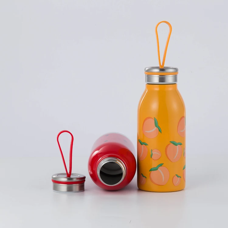 400ml Cartoon Printing Insulated Vacuum Stainless Steel Water Bottle For Kids