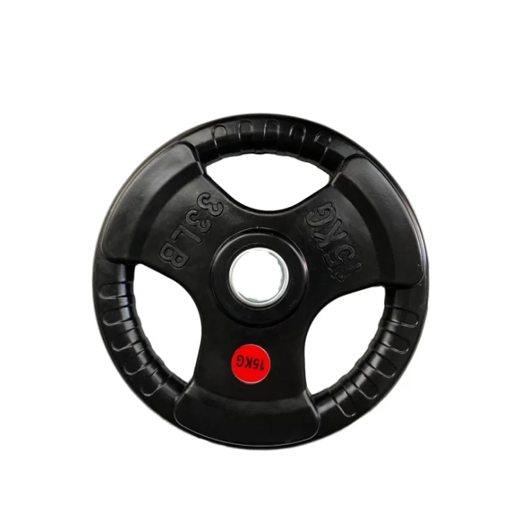 

High Quality Barbell Plates Barbell Barbell Weight black bumper plate, Black+red