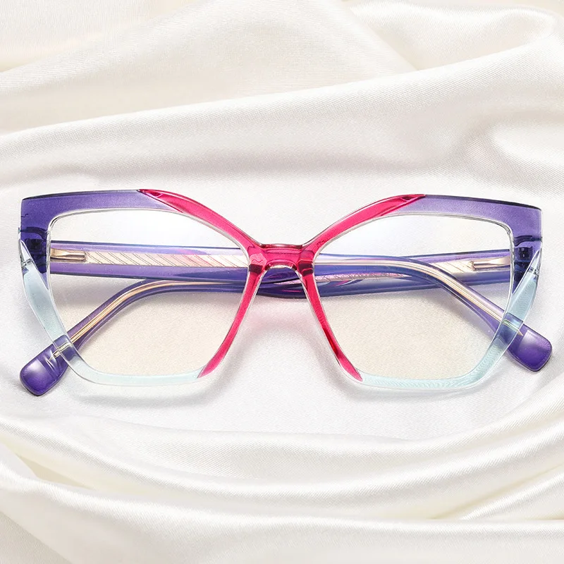 2022 Anti-blue light optical frame Spectacles frame European and American fashion candy color CP glasses frame