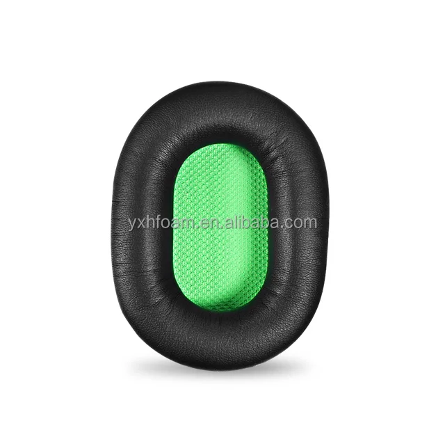 

Free Shipping Replacement Ear Cushion Ear Pads Covers Compatible with Razer Blackshark V2 & V1Headphones, Black green