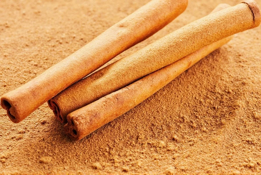 Cassia cinnamon sticks in a glass jar