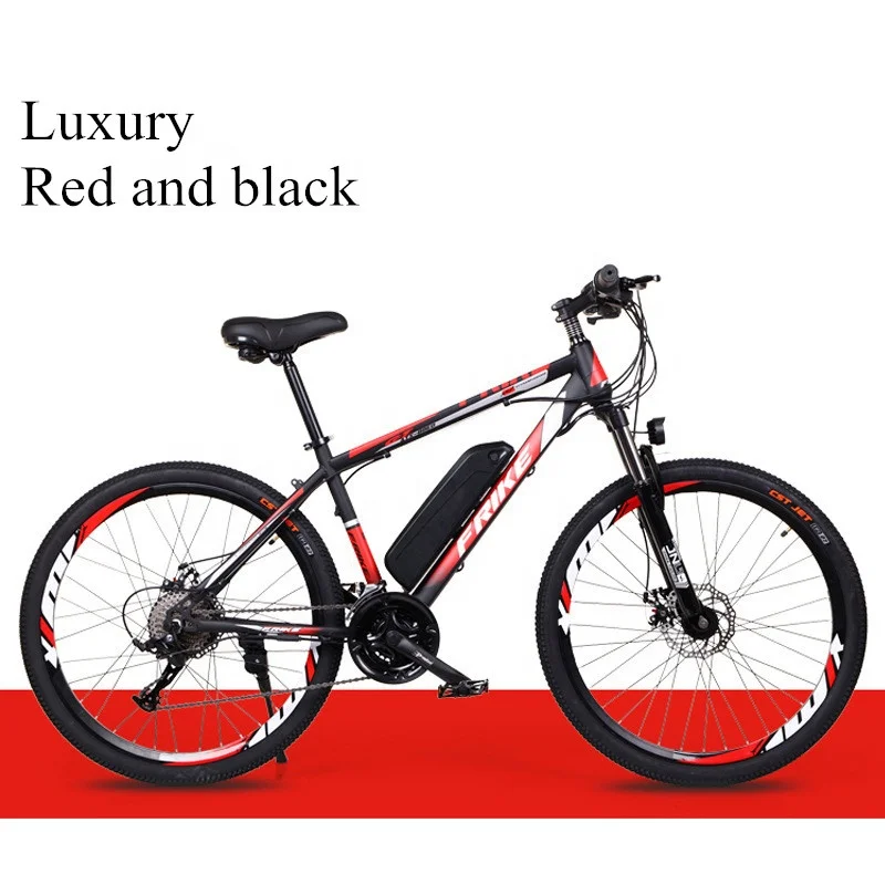 

Factory Wholesale Mtb Lithium Battery Electric E Bicycle Mountain Bike With The Display Bike Bicicleta Bicyclette Fahrrad Sepeda, Black