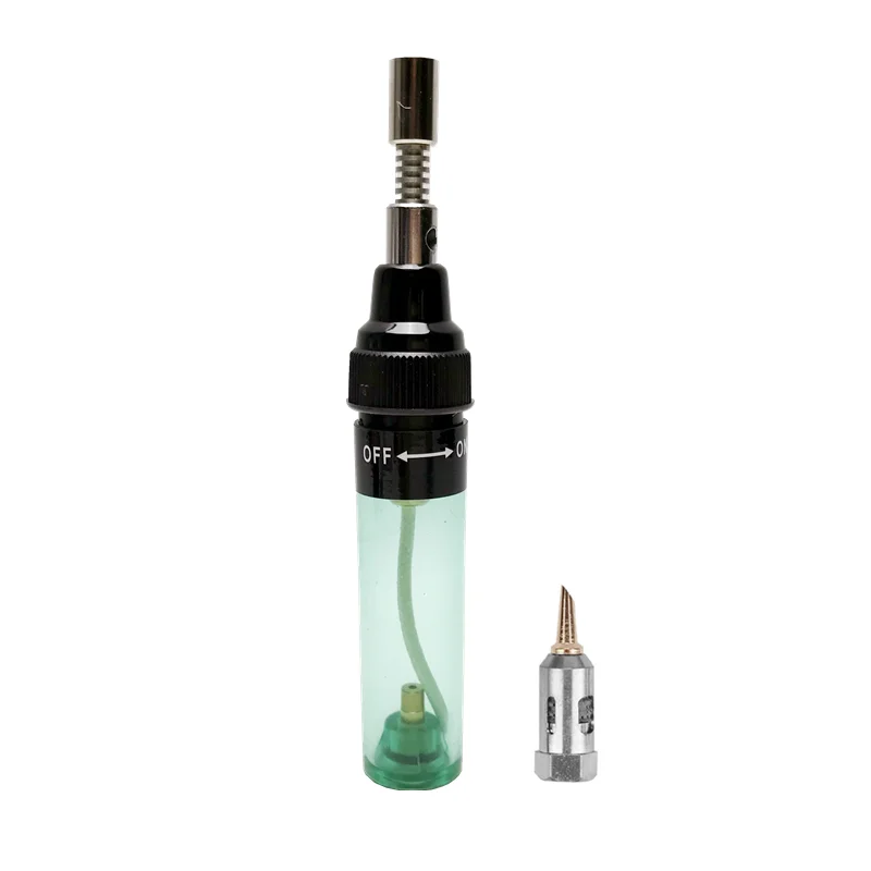 Portable 4-in-1 Gas Soldering Iron Kit Butane Powered Wireless Heating Tool Gas Blowtorch Gun for Soldering Work VA100