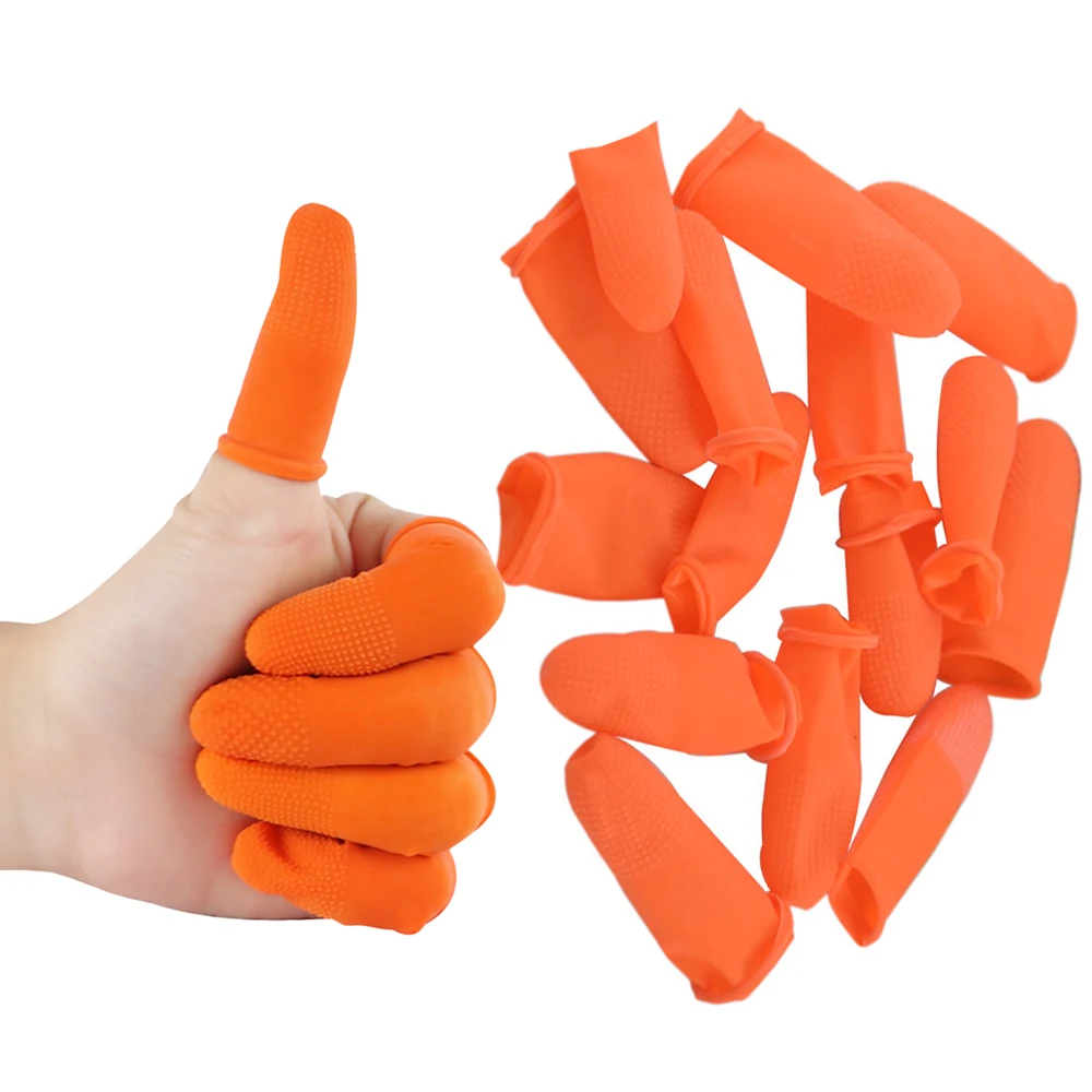 Silicone Finger Protectors Sleeve Tubes Caps Hot Glue Gun Finger Cover