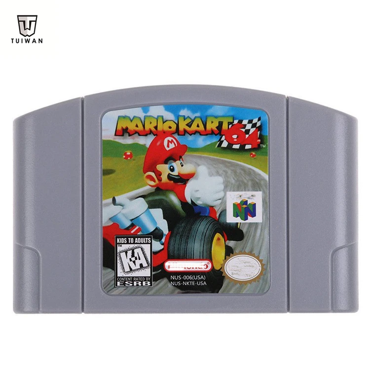 

High Quality New for N64 Mario Kart 64 Video Game Cartridge Card US Version video game cards, Picture