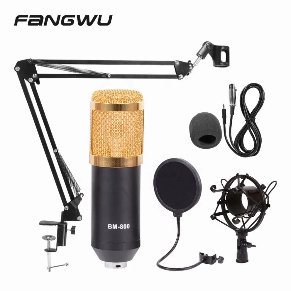 

New Design Condenser Bm 8000 Microphone, Black,silver,gold,custom