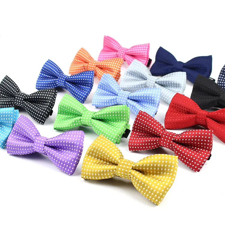 Cute Kids Boys Dot Bowtie Children Dog Cat Butterfly Type Necktie Pets Bow Ties Designer Tie