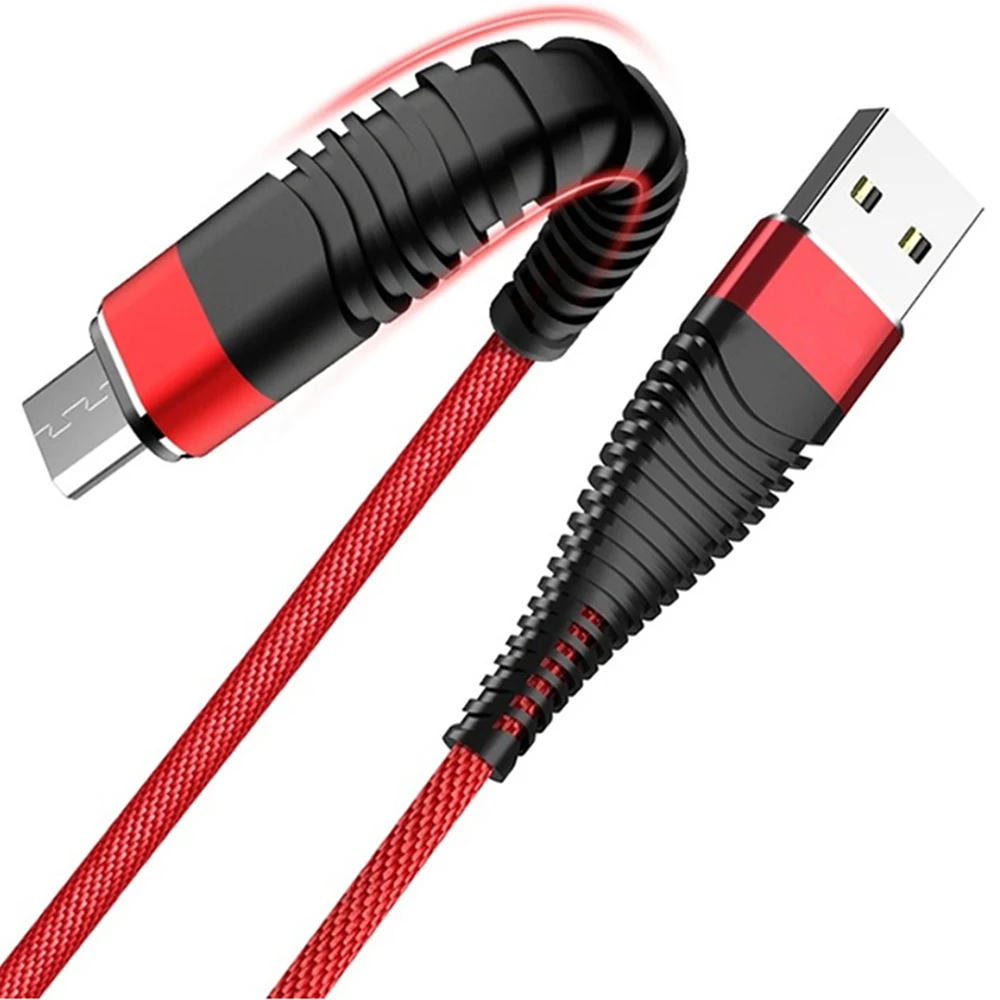 1M Durable Data& 3A fast charging Cable double braided nylon USB Cable  for Samsung Nexus LG and Android Smartphone