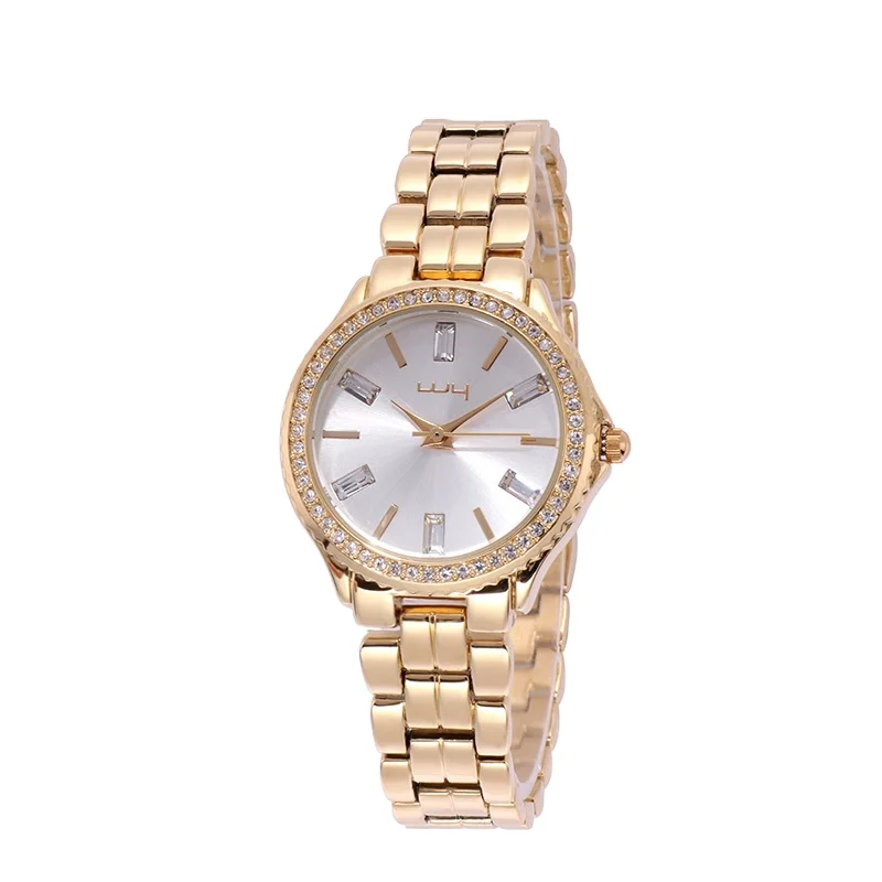 

WY-019 Women diamond stainless steel watch Luxury female quartz watches
