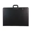A1 Size 594 x 841mm adjustable shoulder strap plastic portfolio case bags drawing portfolio with Acid-free black papers