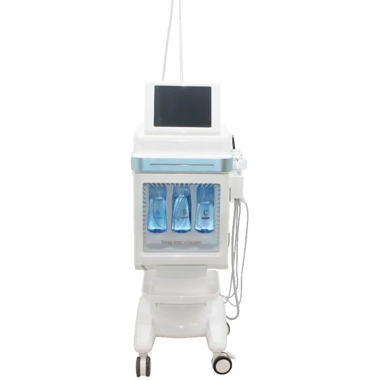 

NV-W02X 6 in 1 Hydra water Dermabrasion RF Bio lifting Spa Facial Machine/Hydro aqua beauty salon equipment, Blue