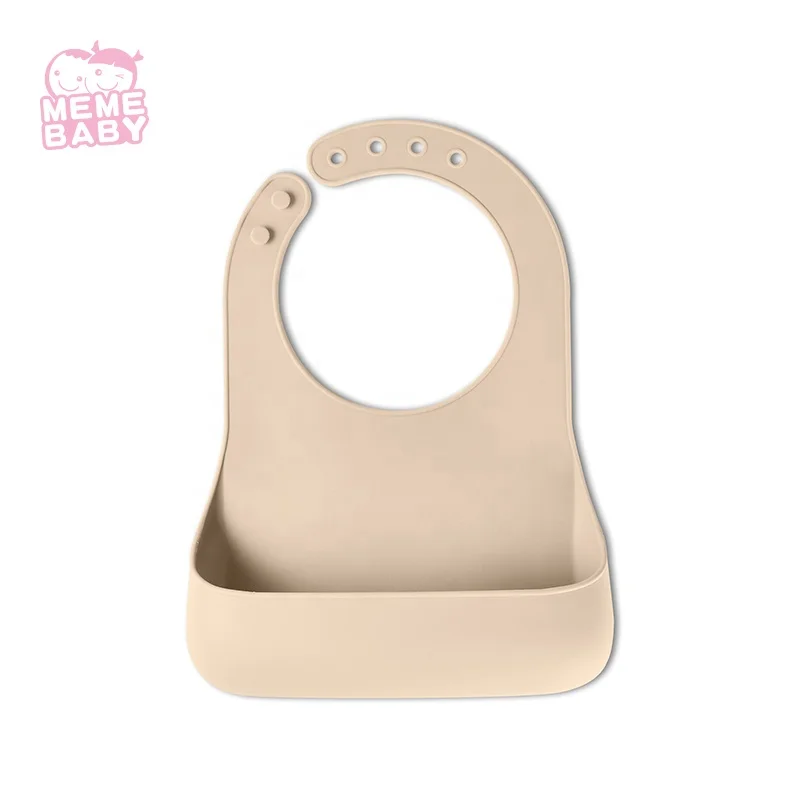 

2021 New Design Unique BPA Free Food Grade Silicone Toddler Baby Bib For Kid, Customized