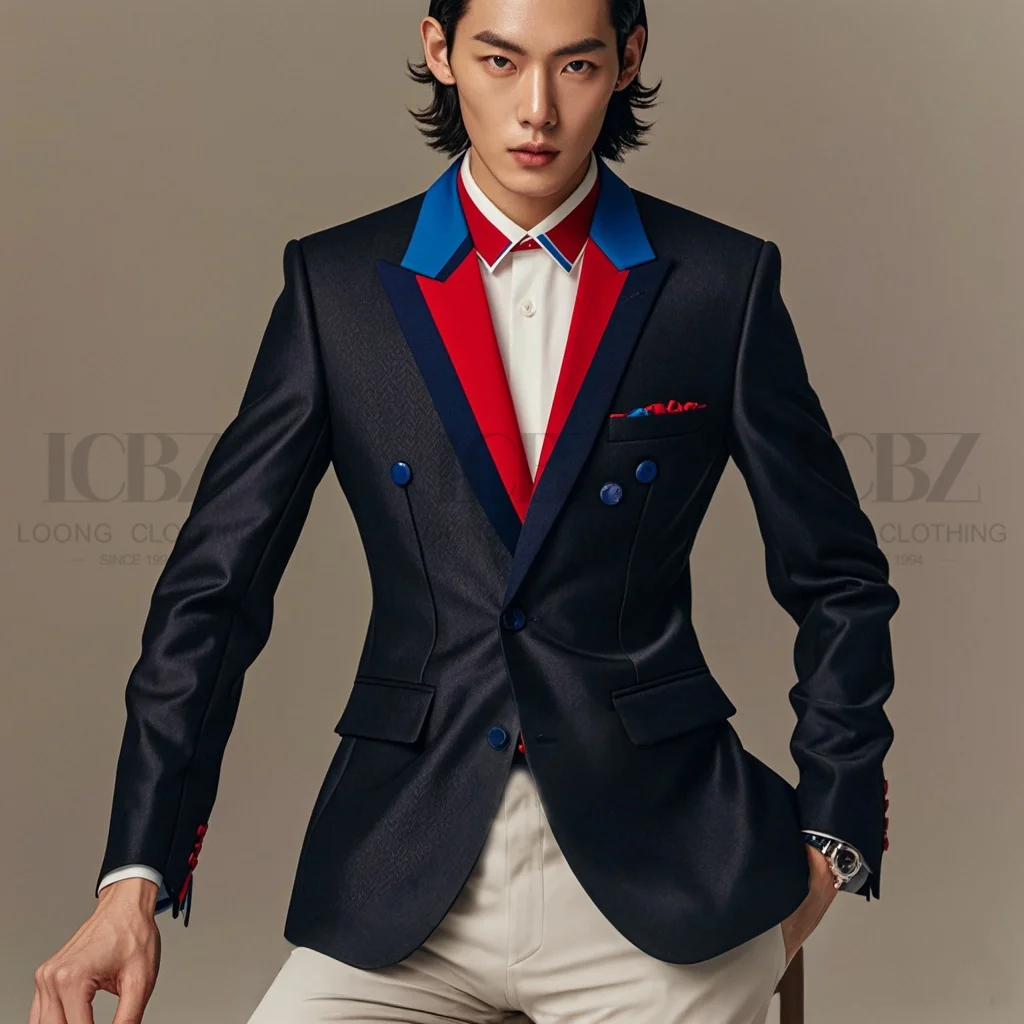 Full Canvas Gradient Design Business Formal Suit