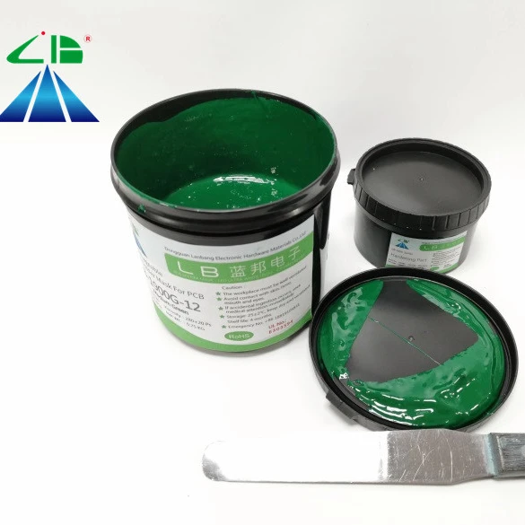 
Green PCB Solder Resist Soldermask Ink Photoimageable Solder Mask 