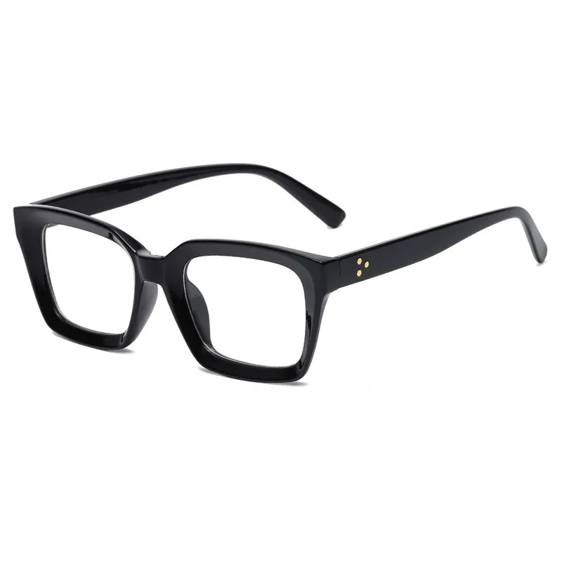 Unique Design Plain Glass Optical square Eyeglass Frames Fashion Anti-blue Light Glasses Classic Women Men