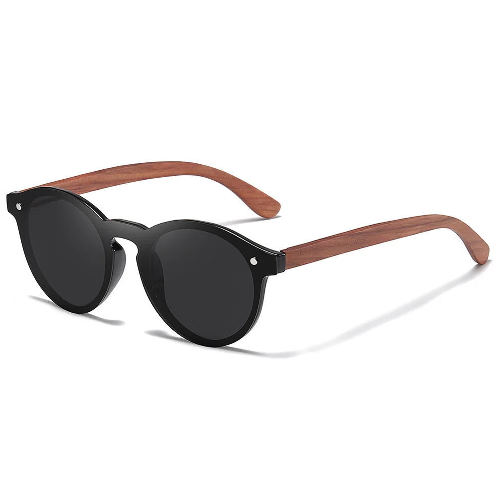 

Wholesale Black Environmentally Friendly Bamboo Wooden Sunglasses