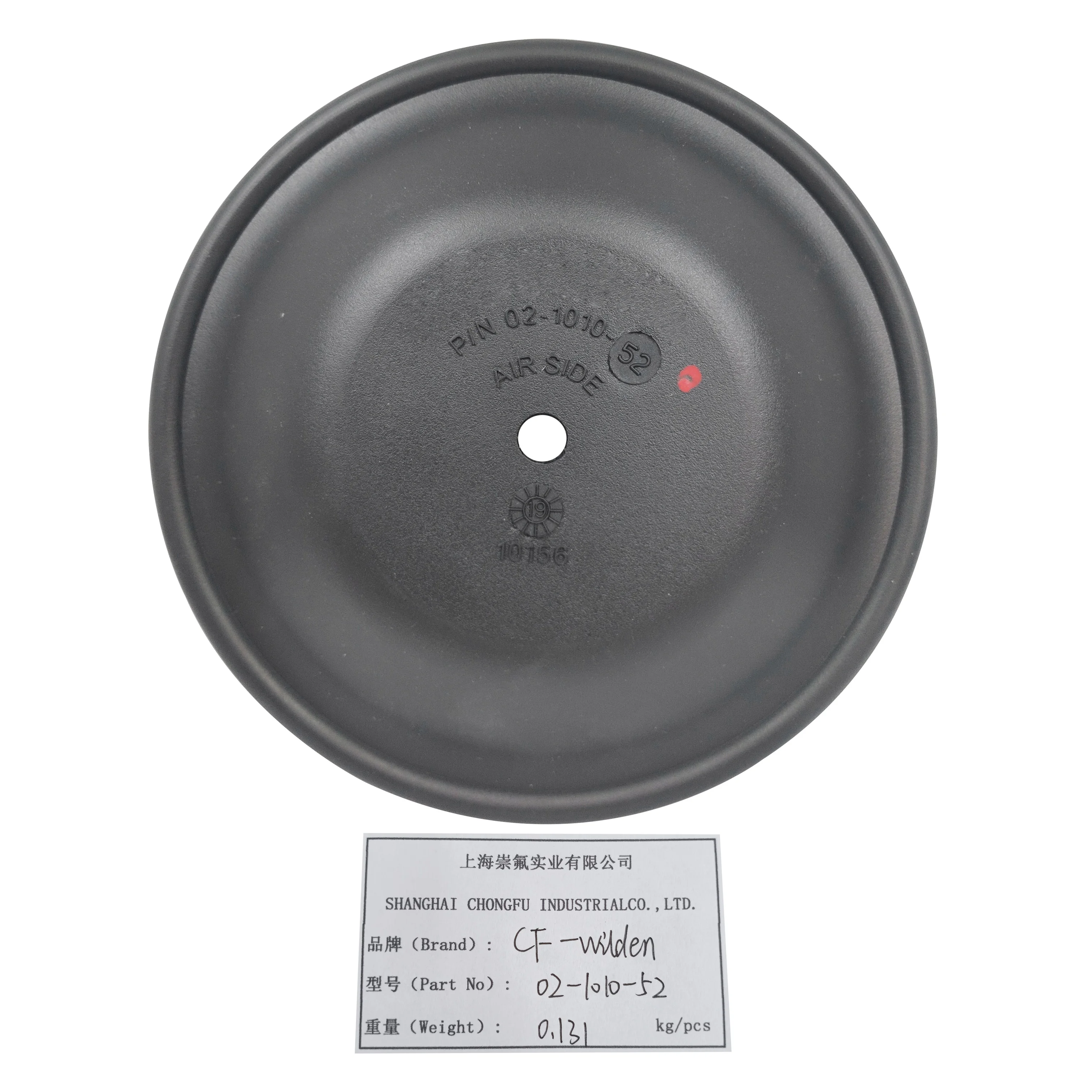 Hot selling Black rubber diaphragm 02-1010-52  for pneumatic diaphragm pumps manufacture