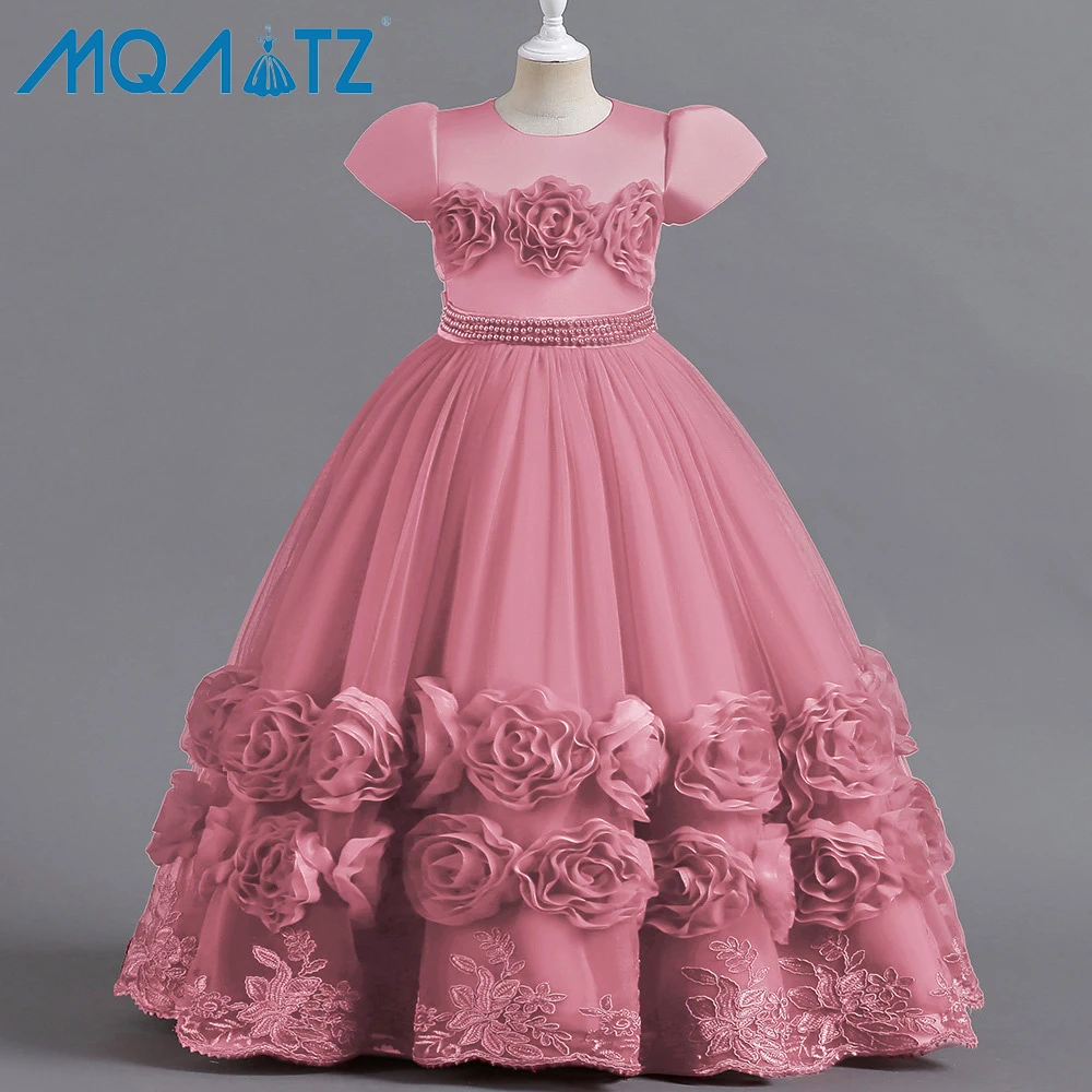 

Girls Gown Dresses Kids Princess Flower Dress Kids Party Girl Dresses