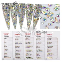 

New 1 Pack Mixed 3D Rhinestone Nail Art Decorations DIY