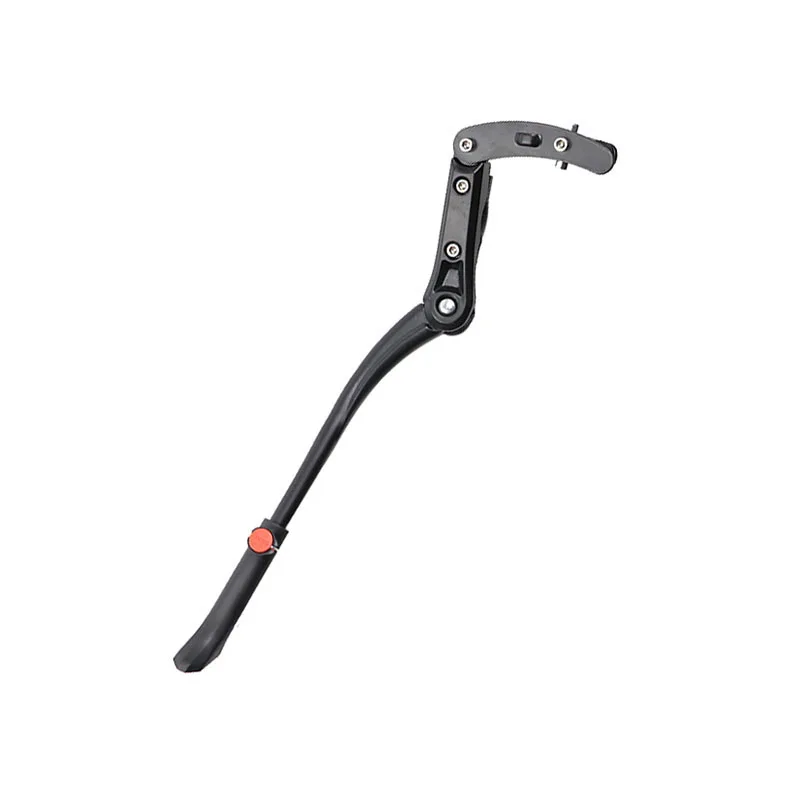 

New Design Bike Rear Stand Adjustable Bicycle Kickstand Quick And Easy Push Button Latch Design Bicycle Adjustable Stand Support, Black & custom color