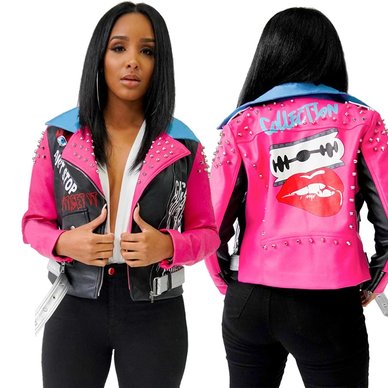Women Winter Ladies Coats Woman Clothing PU Coats Jackets Women Leather Coats Jackets