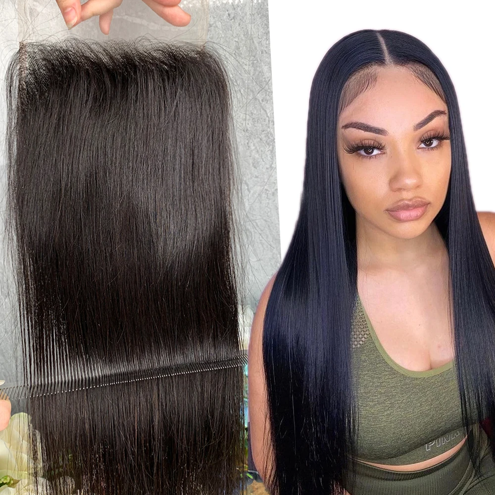 

Deep Wave 13x4 Lace Frontal Human Hair Perruque Brezilienne Lace Frontale Silk Base Frontal Transparent Lace