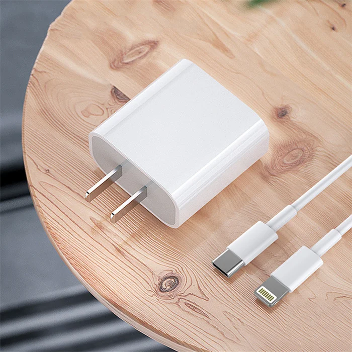 

best sellers PD 18W 20W USB C Wall Charger for apple original lighting to usb cable for iphone charger usb c cable 1m 2m, White