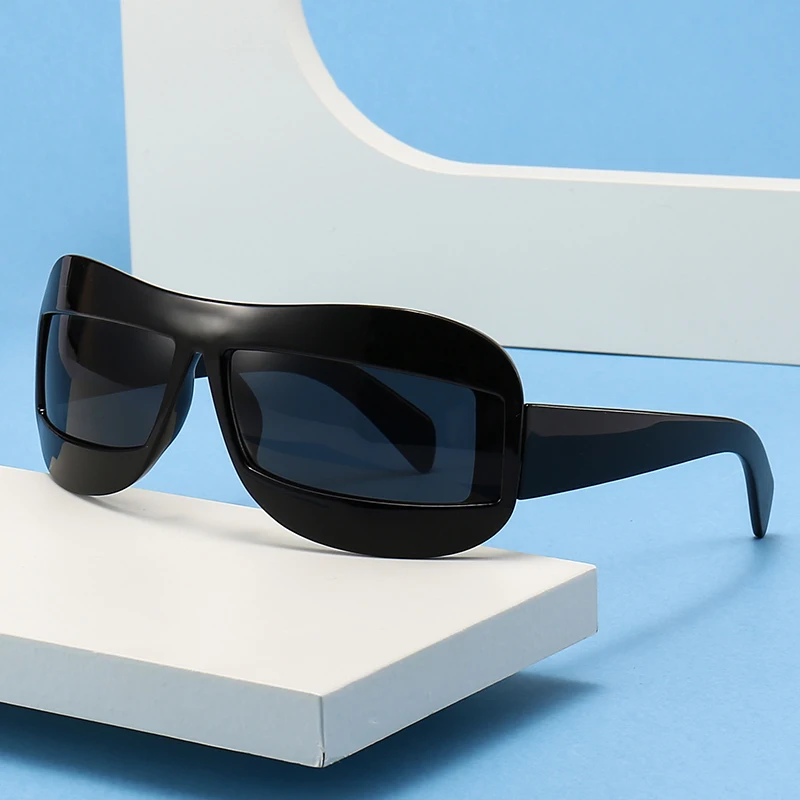 

9144 Square Sun Glasses Wholesale Luxury Custom Thick Frame Men Women Fashion Shade designer sunglasses black