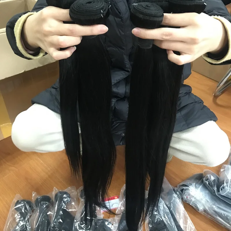 

Silk straight wave the length 10 to 30inches remy hair bundles raw virgin human free sample brazilian cuticle aligned hair, Accept customer color chart