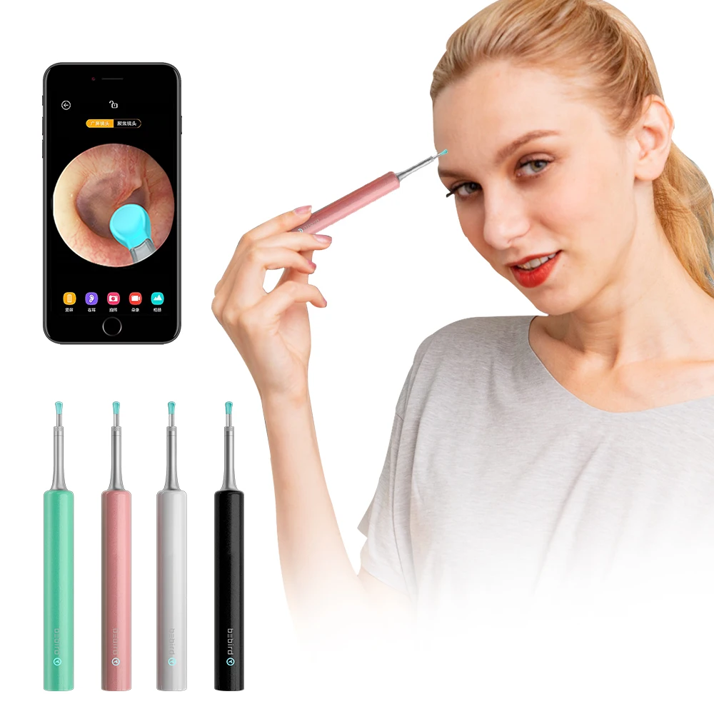 

250mAh lithium battery 1080P HD Bebird C3 smart visual ear picking rod nose trimmer kit for adults kids & pets