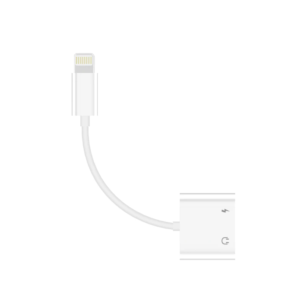

quality Headphone Jack Adapter for Lightning to 3.5mm Aux Headphone Jack 2 In 1 Charging Audio Adapter For iPhone 7 8 x xs 11 12