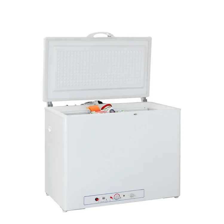 Smeta Oem 160l White Color Deep Propane Chest Lpg Gas Powered Freezer