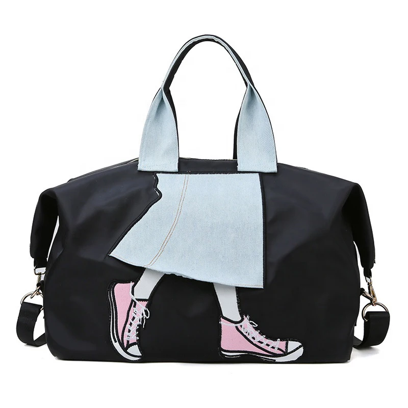 

TB077 Customized Logo Portable Women Gym Bags Sports Designer Outdoor Travel Bag, Customized color