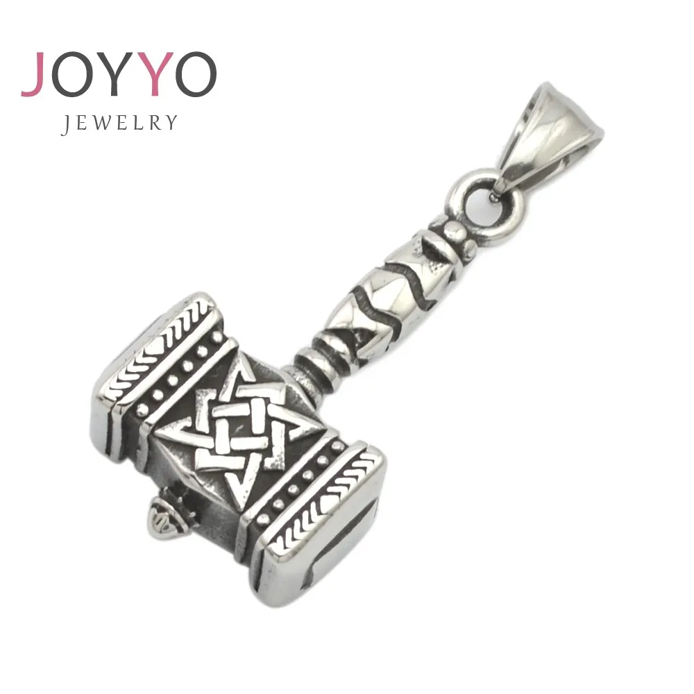 

Jewelry Viking Jewelry Stainless Steel Viking Thor Hammer Necklace Viking Necklace Pendant